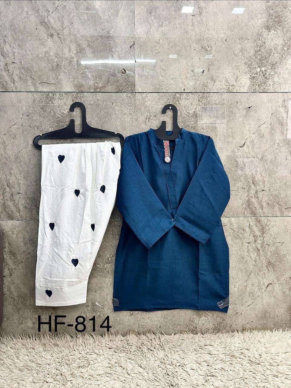 Hoor Tex HF-814 Crystal Viscose Stitched Pakistani Suit Set