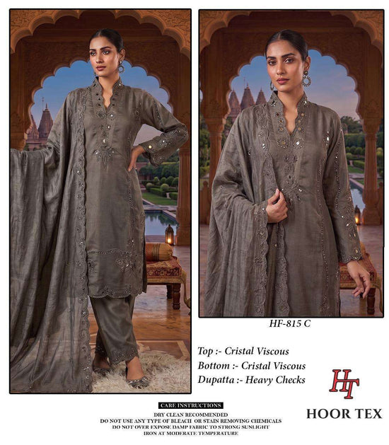 HOOR TEX HF - 815 Stitched Pakistani Suits Wholesale - Amrah Wholesale