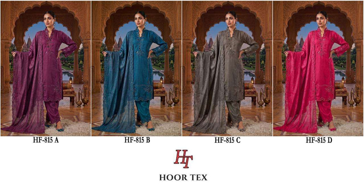HOOR TEX HF - 815 Stitched Pakistani Suits Wholesale - Amrah Wholesale