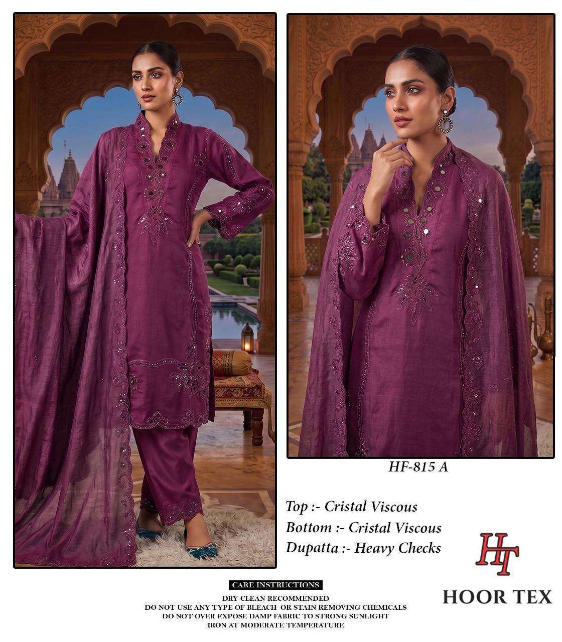 HOOR TEX HF - 815 Stitched Pakistani Suits Wholesale - Amrah Wholesale
