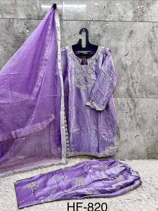 HOOR TEX HF - 820 Jimmy Choo Pakistani Suit Set - Amrah Wholesale