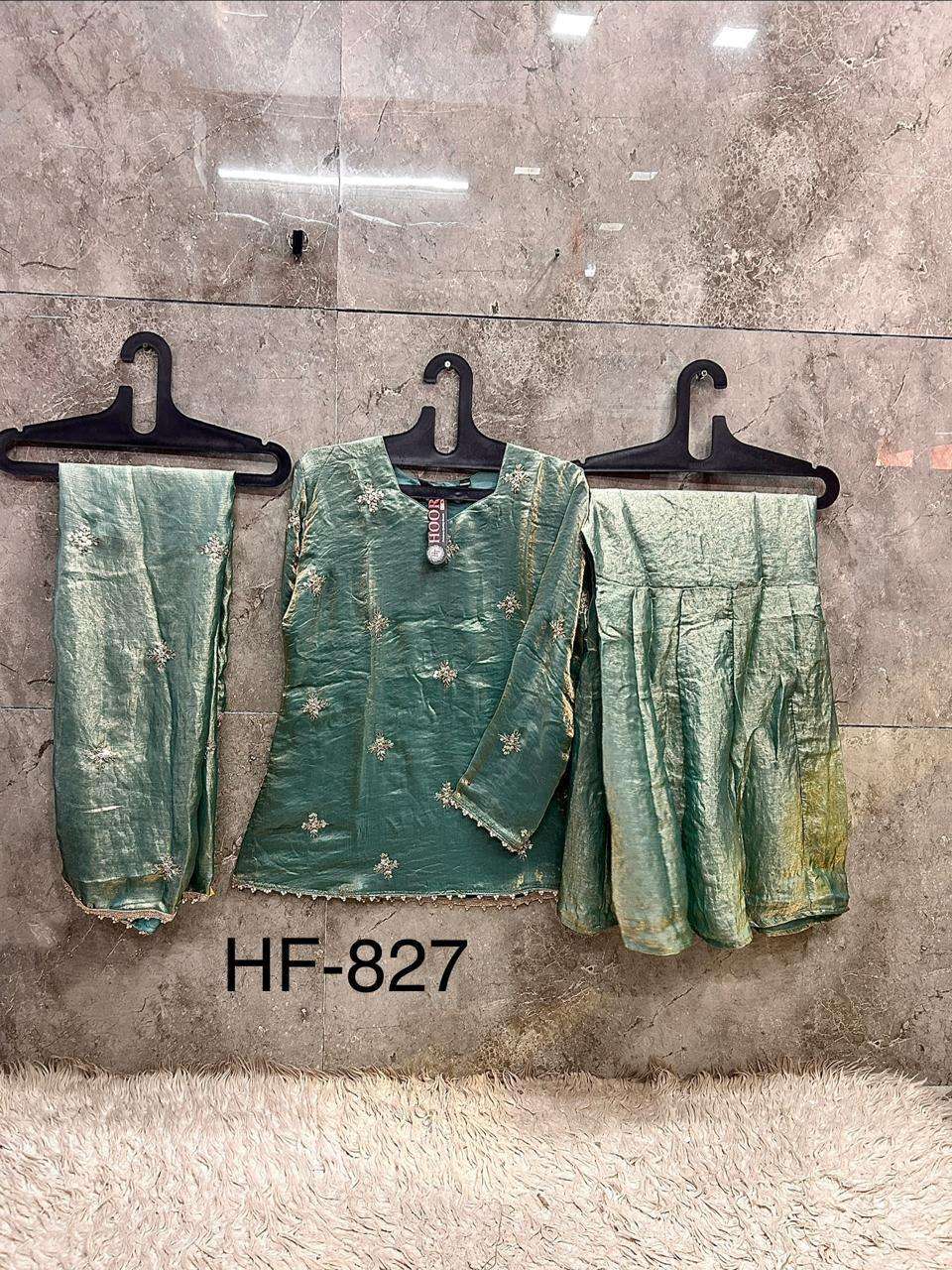 HOOR TEX HF - 827 Fandy Silk Pakistani Suit Set - Amrah Wholesale