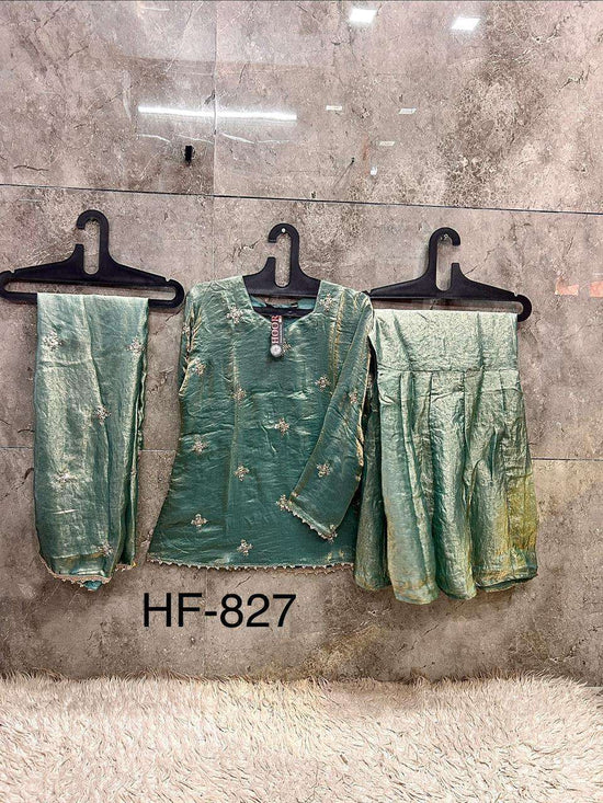 HOOR TEX HF - 827 Fandy Silk Pakistani Suit Set - Amrah Wholesale