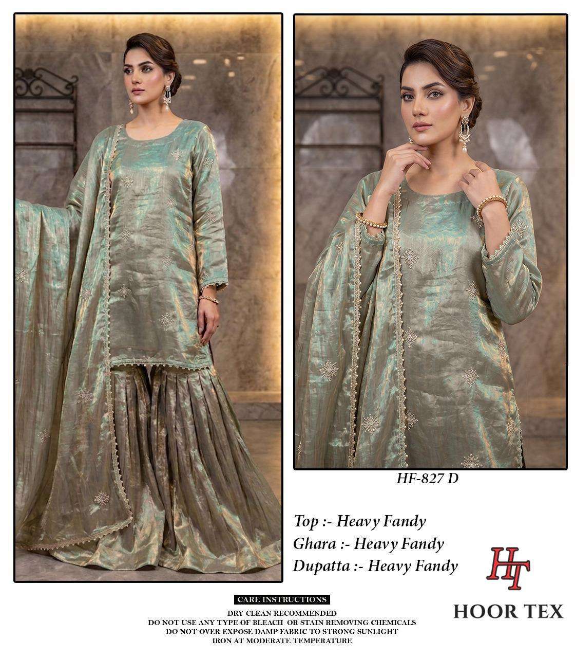 HOOR TEX HF - 827 Fandy Silk Pakistani Suit Set - Amrah Wholesale