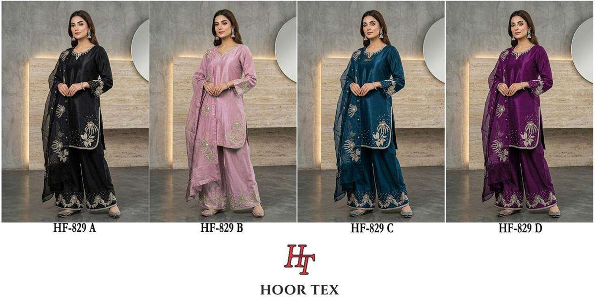 HOOR TEX HF - 829 Jimmy Choo Pakistani Suit Set - Amrah Wholesale