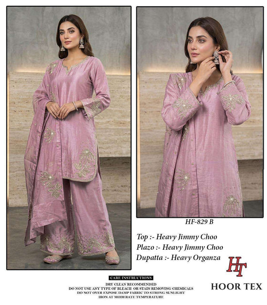 HOOR TEX HF - 829 Jimmy Choo Pakistani Suit Set - Amrah Wholesale
