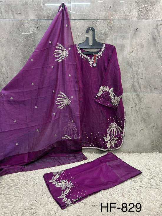 HOOR TEX HF - 829 Jimmy Choo Pakistani Suit Set - Amrah Wholesale