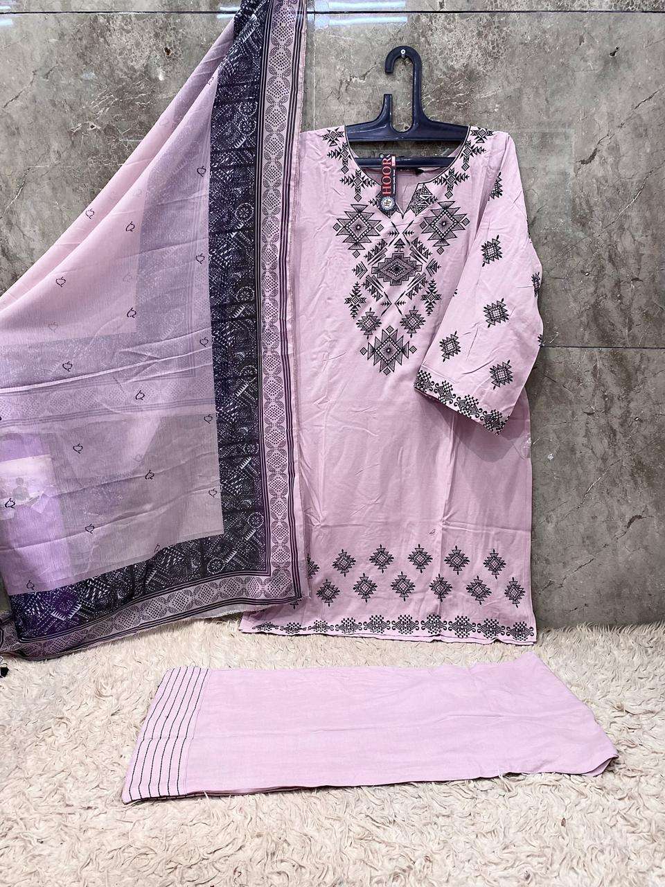 HOOR TEX HF - 832 Rayon Embroidery Stitched Pakistani Dress - Amrah Wholesale