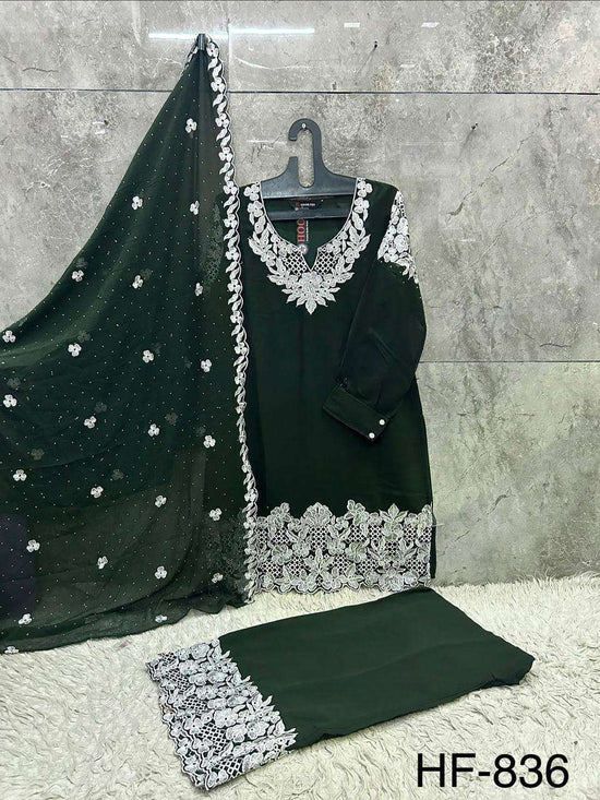 Hoor Tex HF - 836 Georgette Pakistani Suit Set - Amrah Wholesale