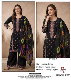 Hoor Tex HF-850 Rayon Pakistani Suit Set