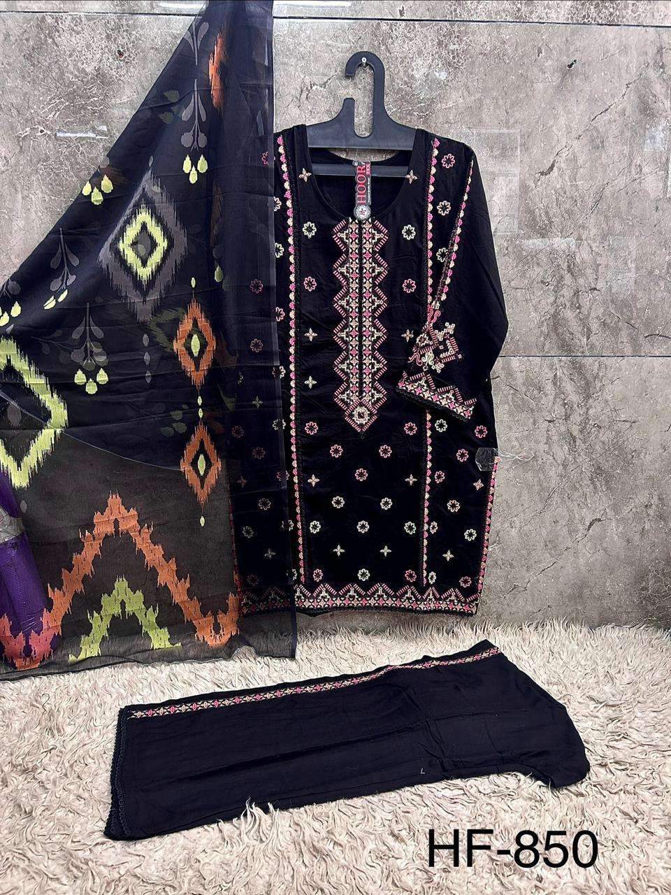 Hoor Tex HF-850 Rayon Pakistani Suit Set