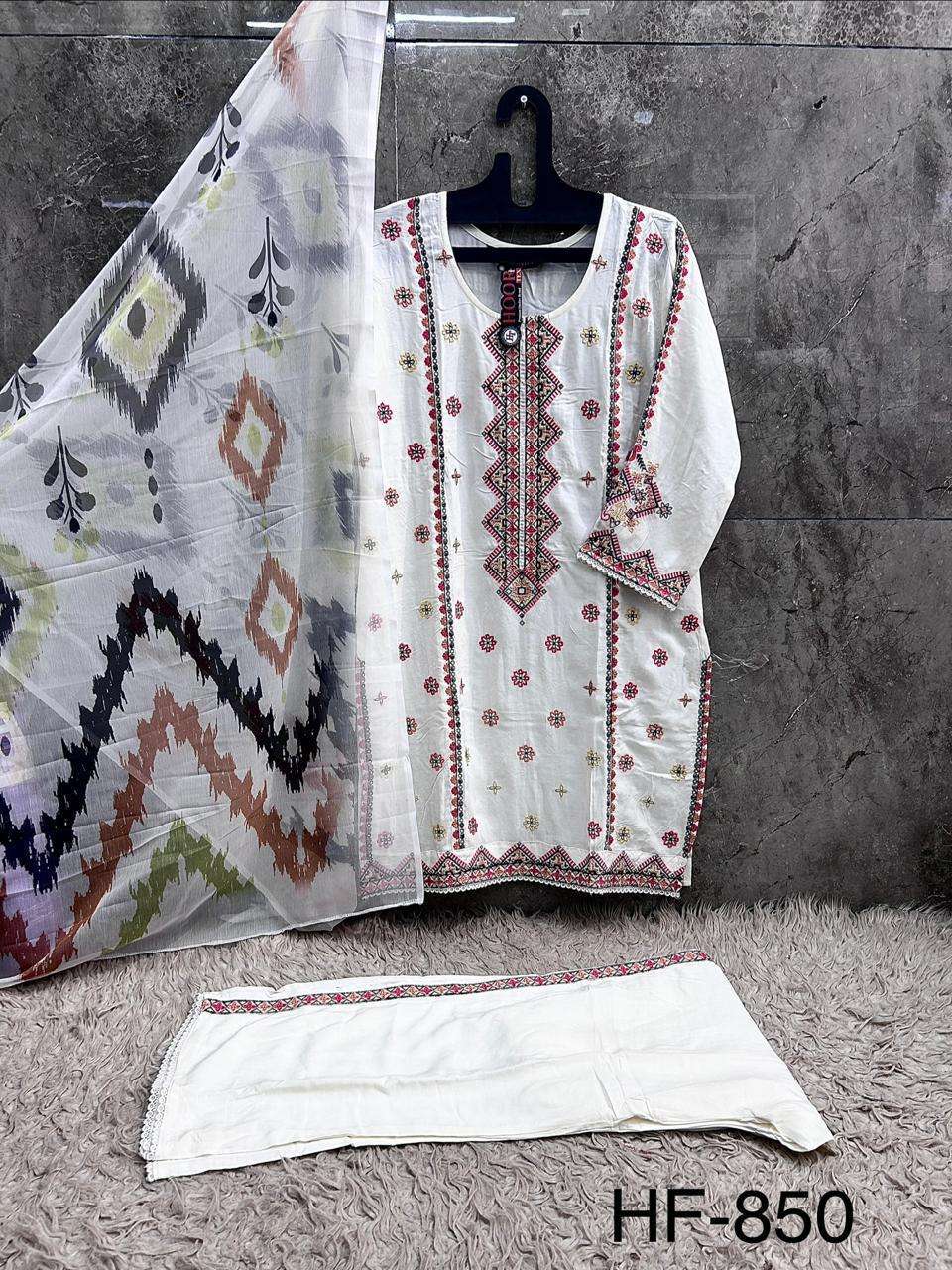 Hoor Tex HF-850 Rayon Pakistani Suit Set
