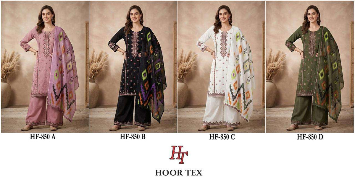 Hoor Tex HF-850 Rayon Pakistani Suit Set