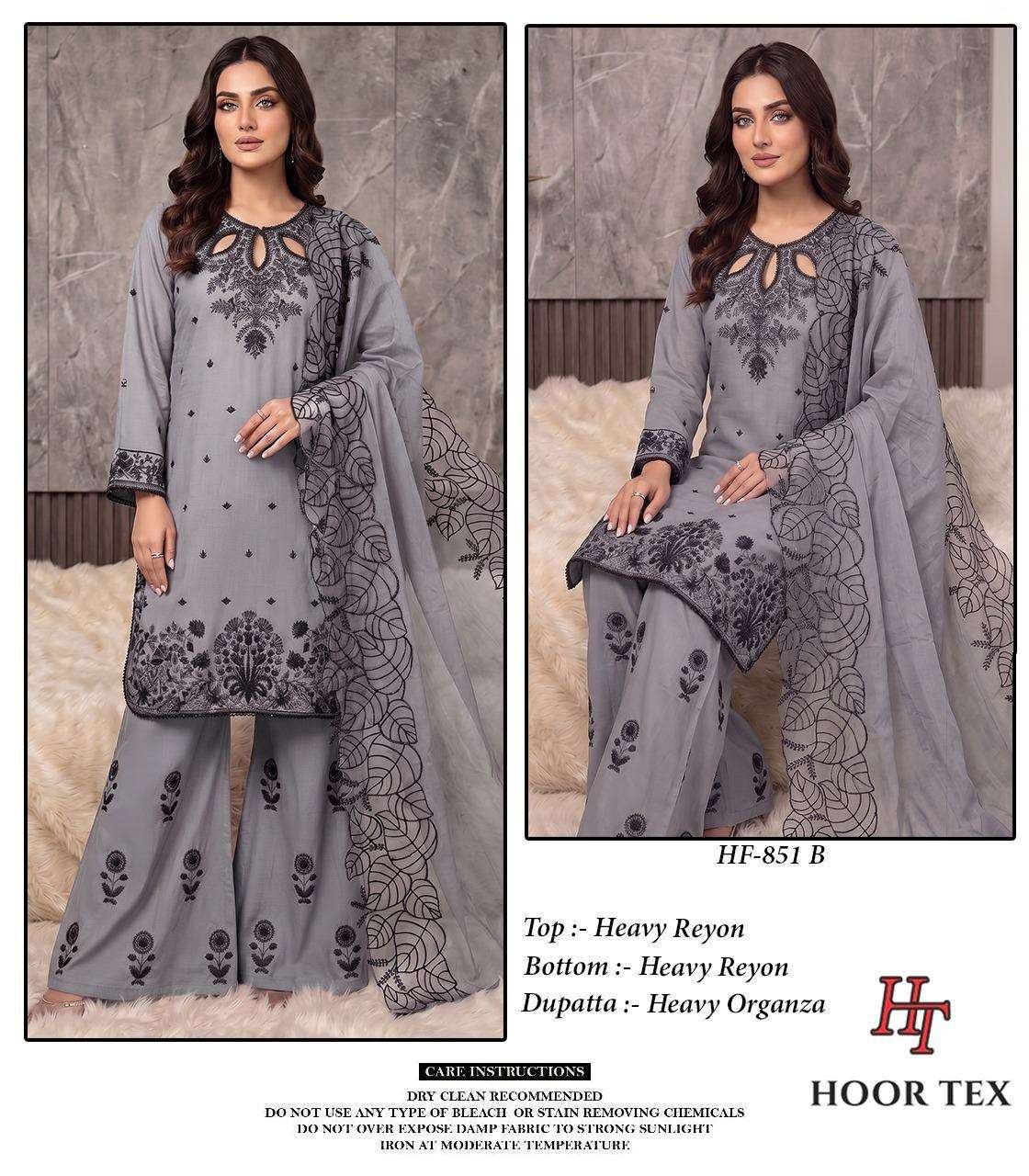 Hoor Tex HF-851 Rayon Pakistani Suit Set