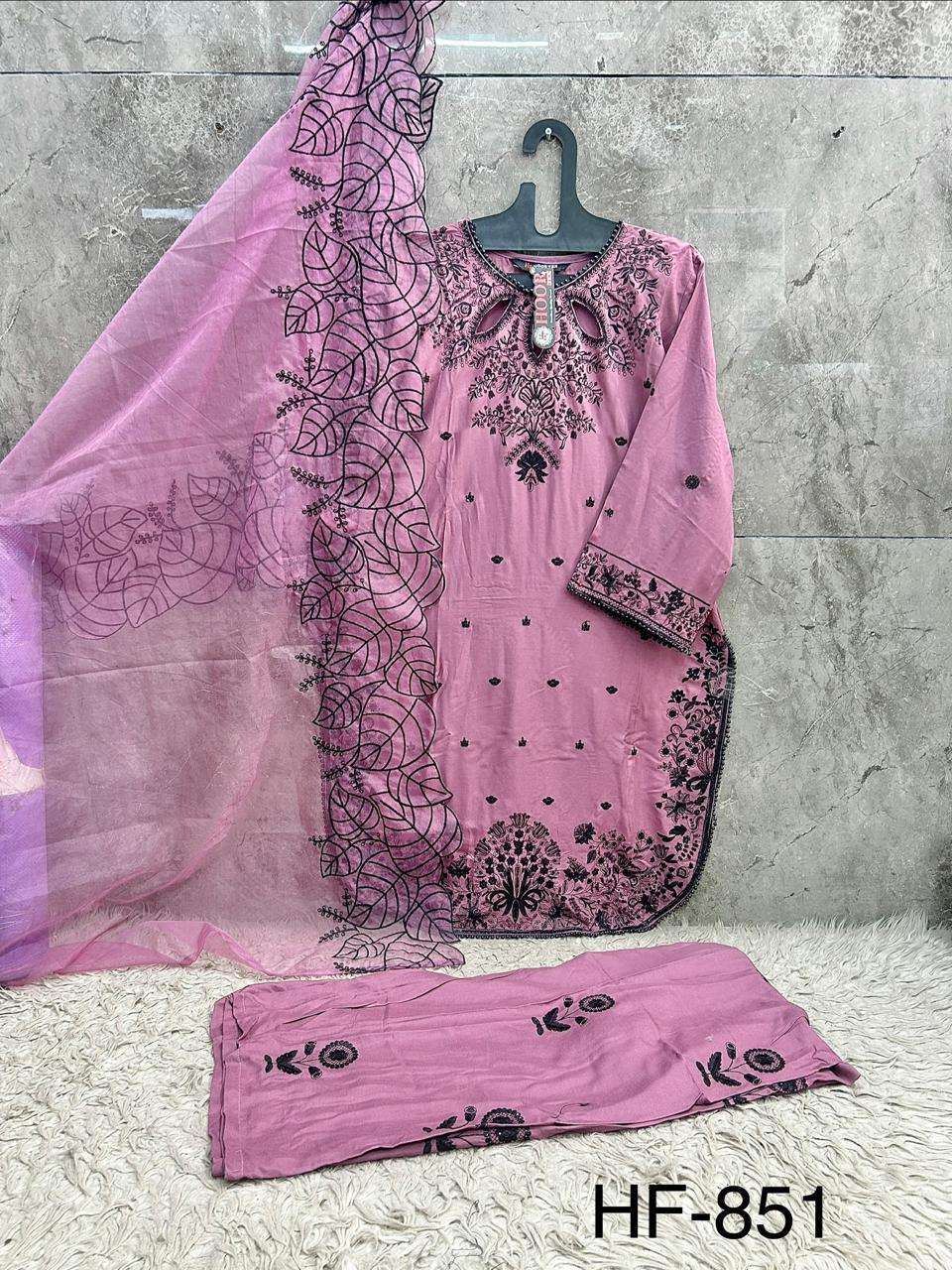 Hoor Tex HF-851 Rayon Pakistani Suit Set