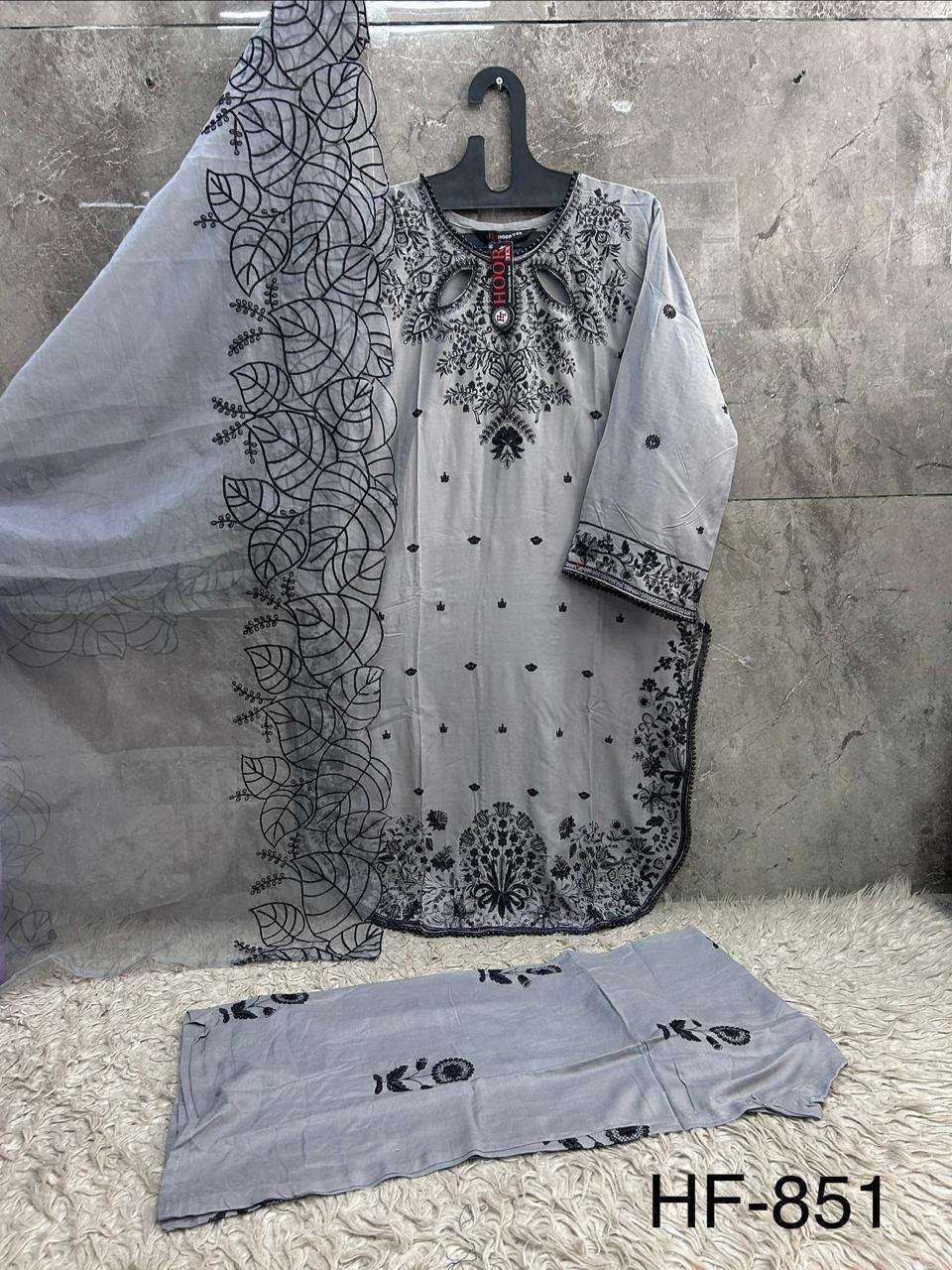Hoor Tex HF-851 Rayon Pakistani Suit Set