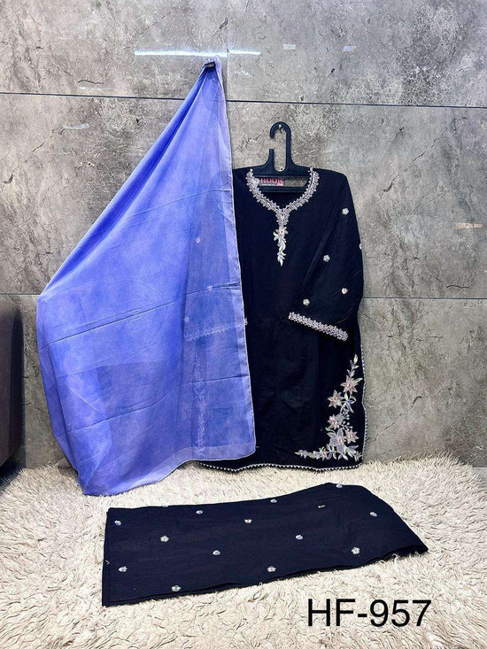HOOR TEX HF-957 Cotton Pakistani Dresses