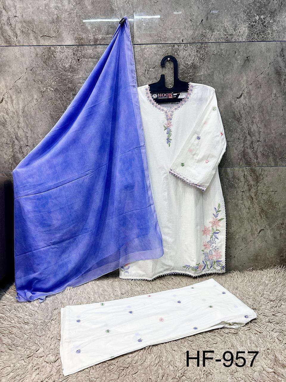 HOOR TEX HF-957 Cotton Pakistani Dresses