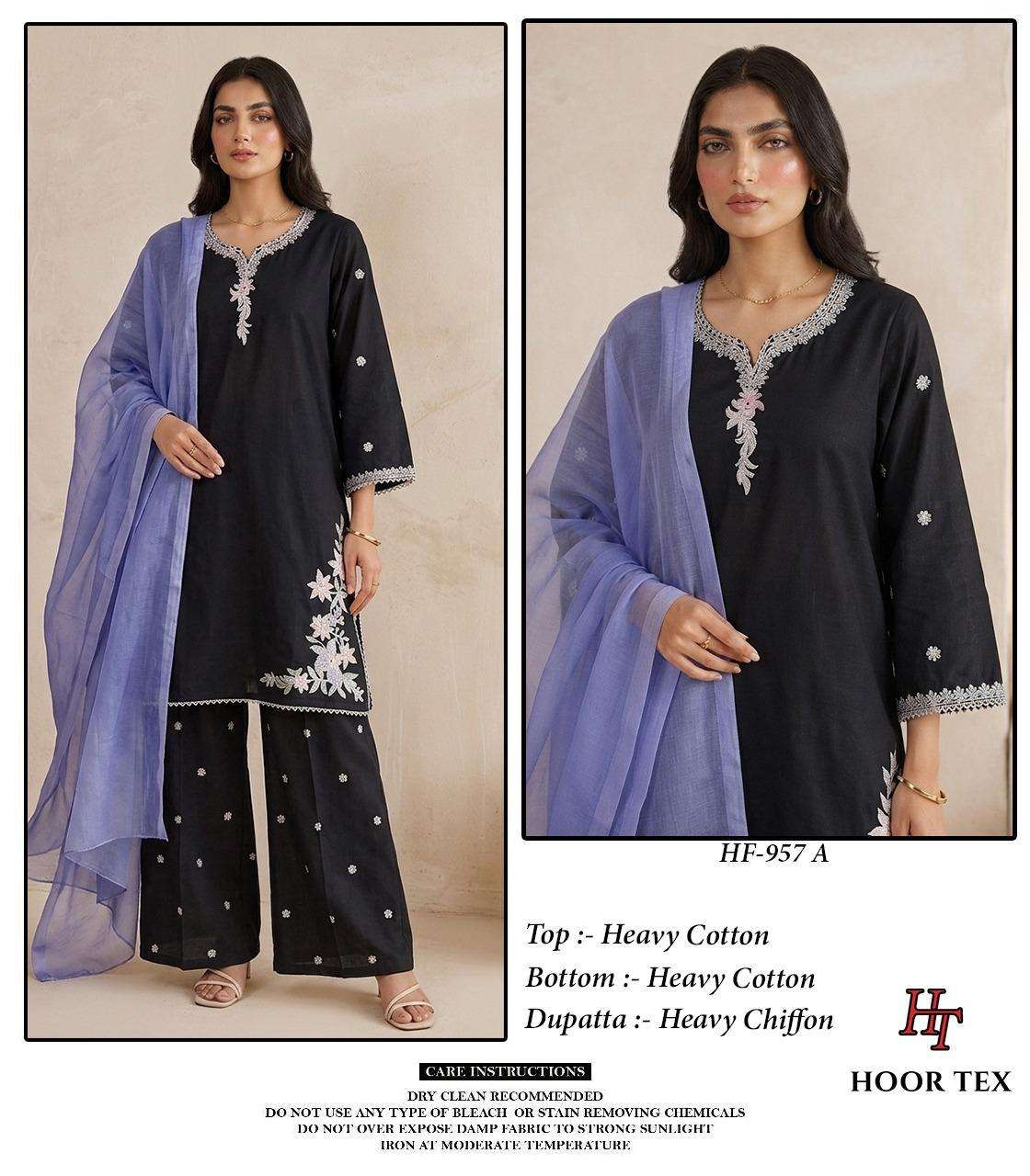 HOOR TEX HF-957 Cotton Pakistani Dresses