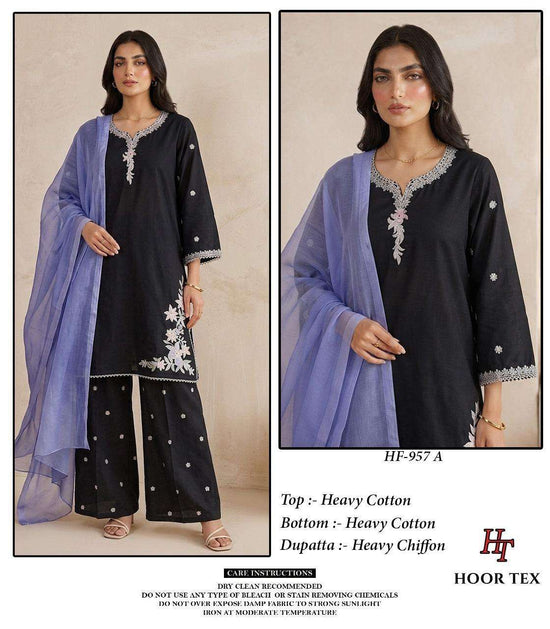 HOOR TEX HF-957 Cotton Pakistani Dresses