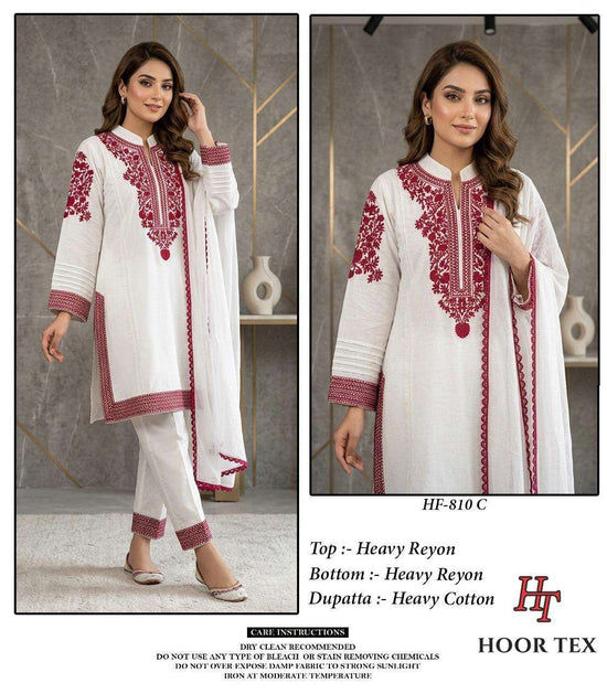 HOOR TEX HF-810 Rayon Pakistani Suit Set