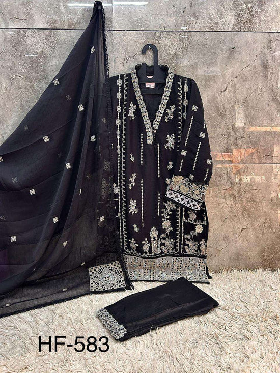 Hoor Tex HF - 583 Pakistani Suit Set - Amrah Wholesale