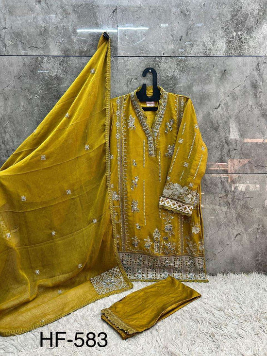 Hoor Tex HF - 583 Pakistani Suit Set - Amrah Wholesale