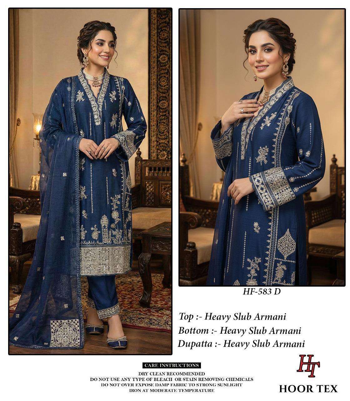 Hoor Tex HF - 583 Pakistani Suit Set - Amrah Wholesale