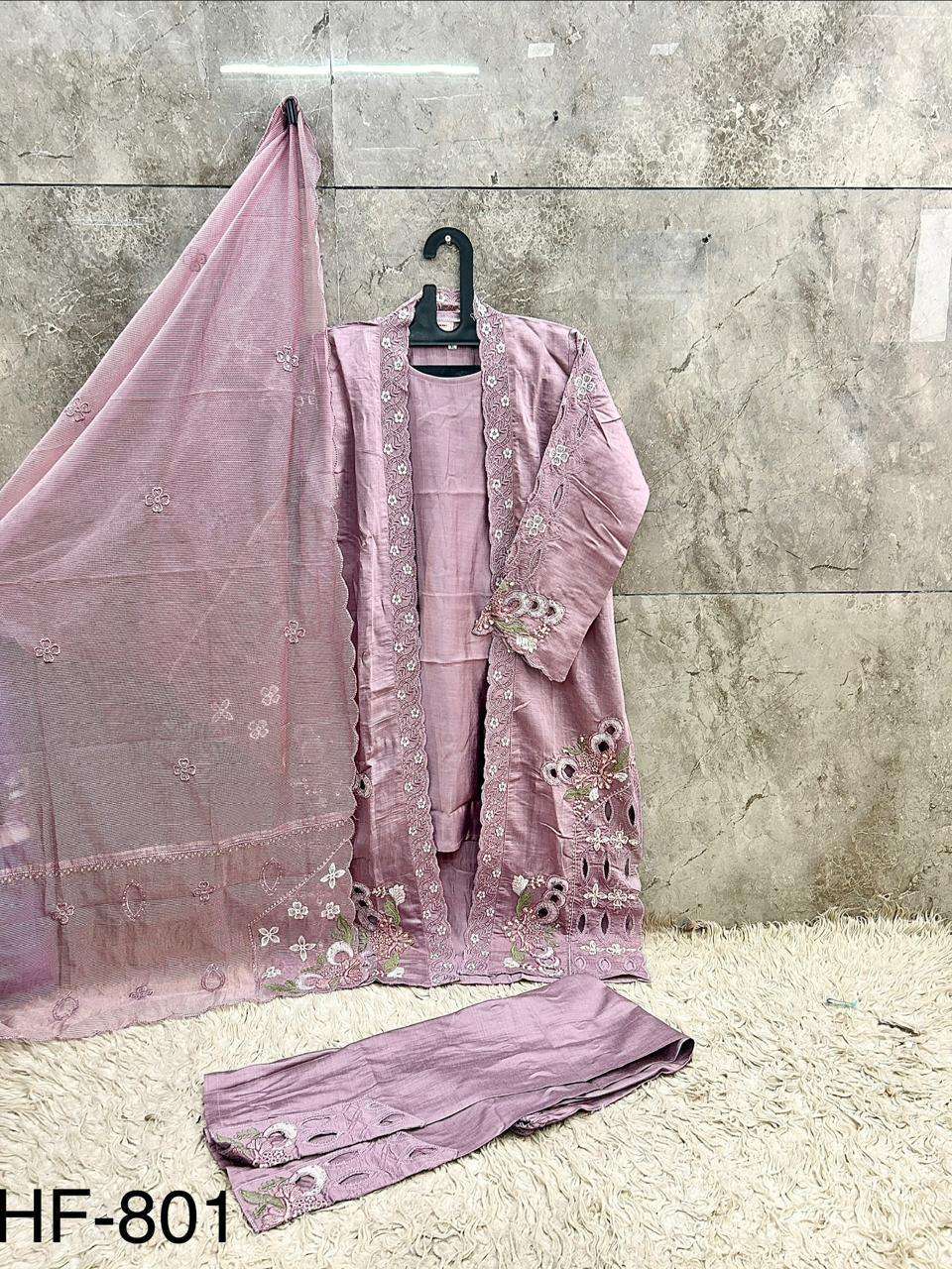 Hoor Tex HF-801 Crystal Viscose Pakistani Suit Set