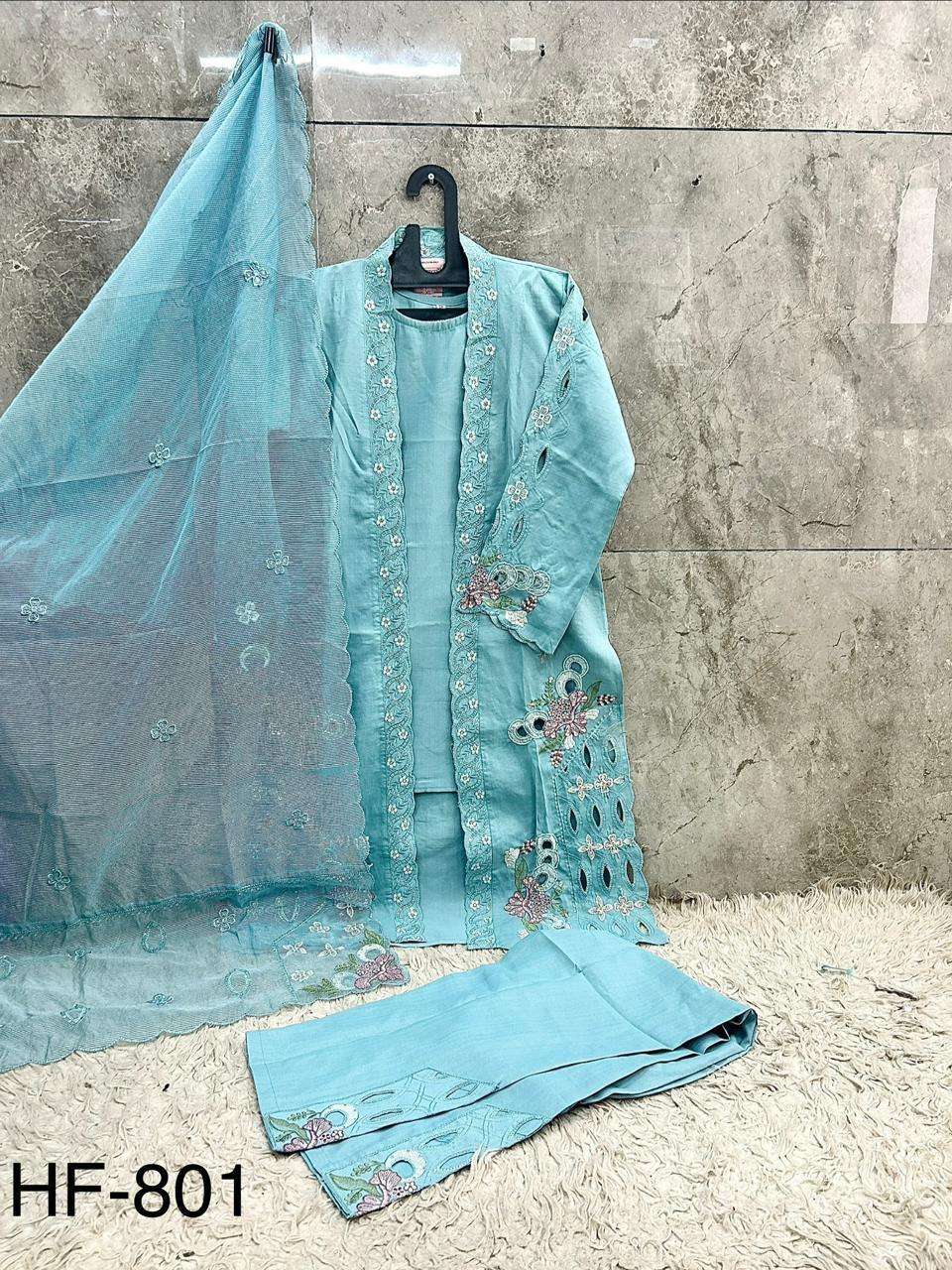 Hoor Tex HF-801 Crystal Viscose Pakistani Suit Set