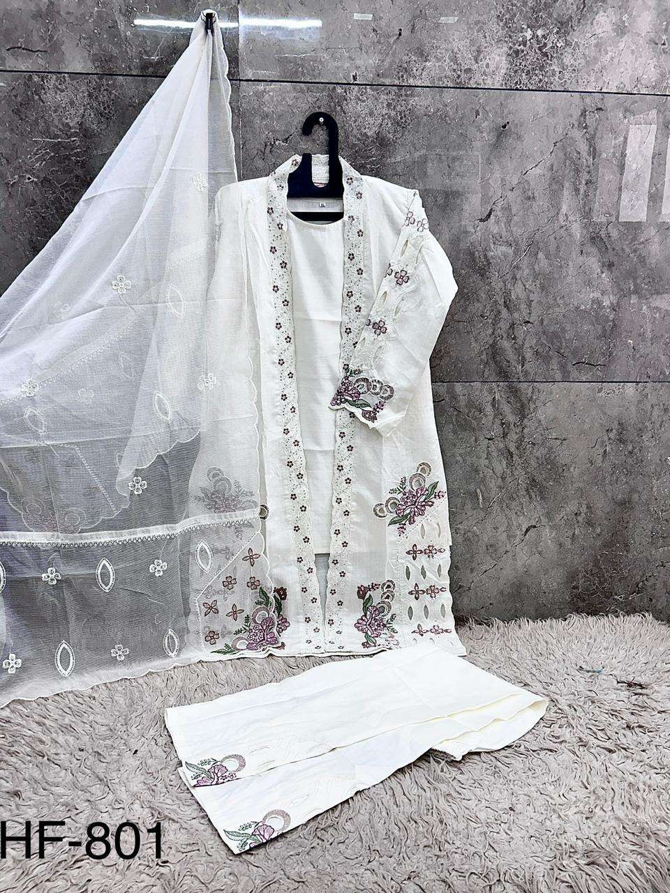 Hoor Tex HF-801 Crystal Viscose Pakistani Suit Set