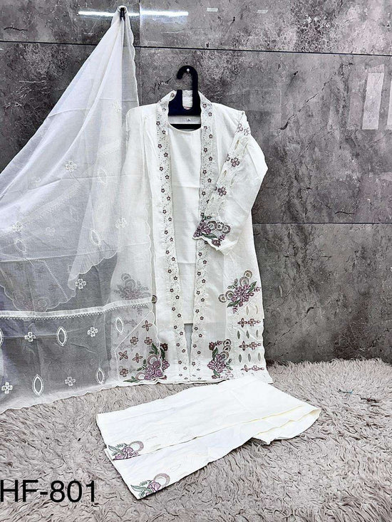 Hoor Tex HF-801 Crystal Viscose Pakistani Suit Set