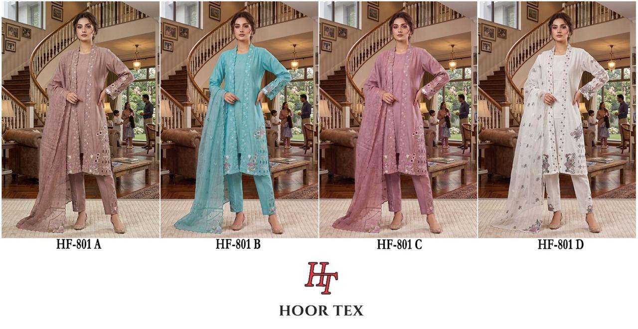 Hoor Tex HF-801 Crystal Viscose Pakistani Suit Set