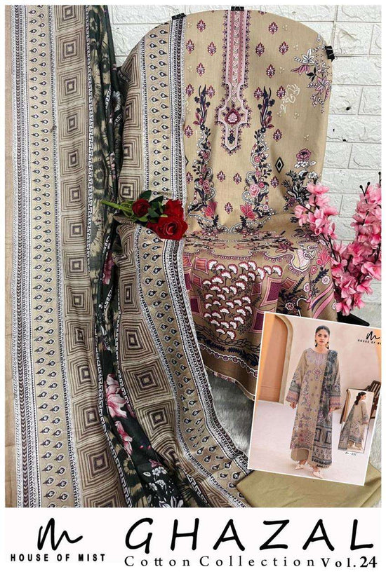 House Of Mist Ghazal Vol 24 Pure Cotton Dress Material - Amrah Wholesale