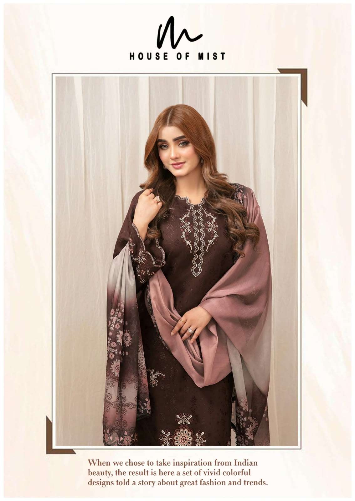 House Of Mist Ghazal Vol 26 Pure Cotton Dress Material