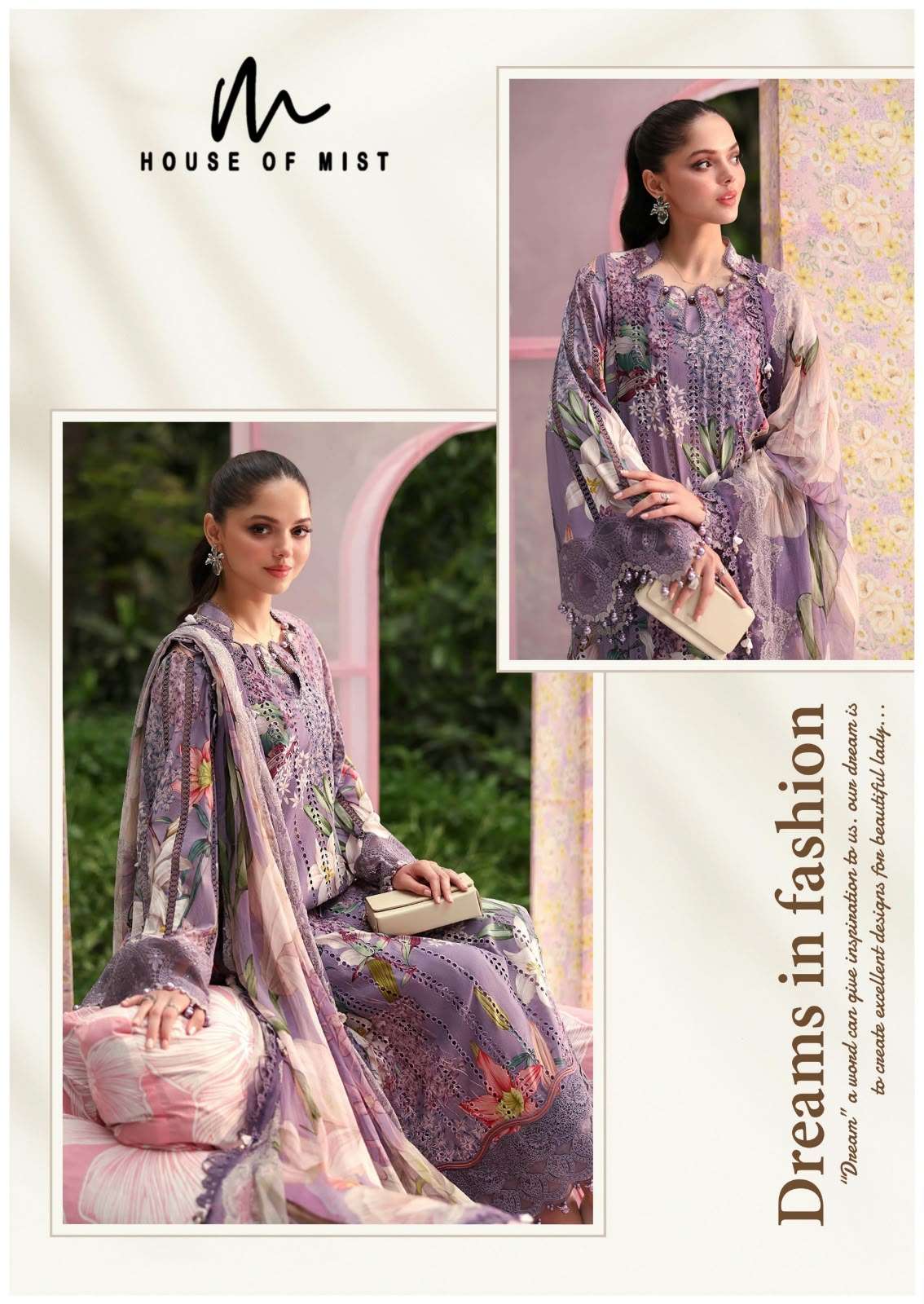 House Of Mist Ghazal Vol 26 Pure Cotton Dress Material