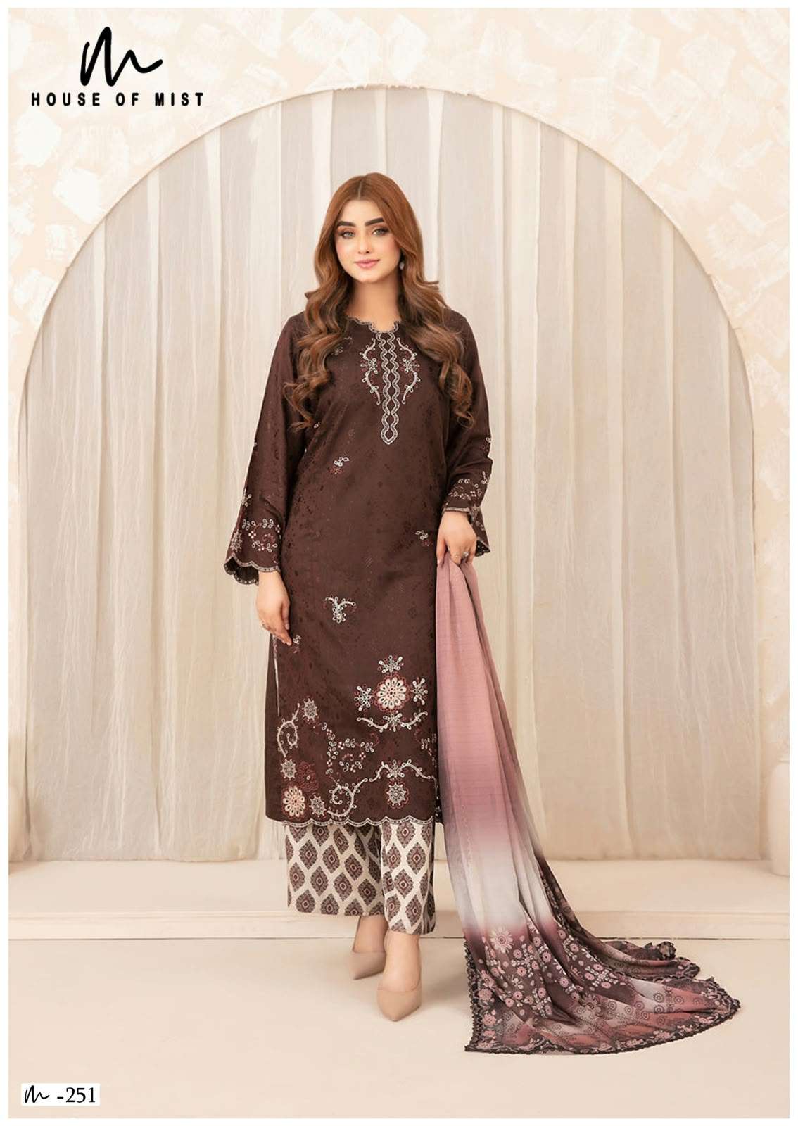House Of Mist Ghazal Vol 26 Pure Cotton Dress Material