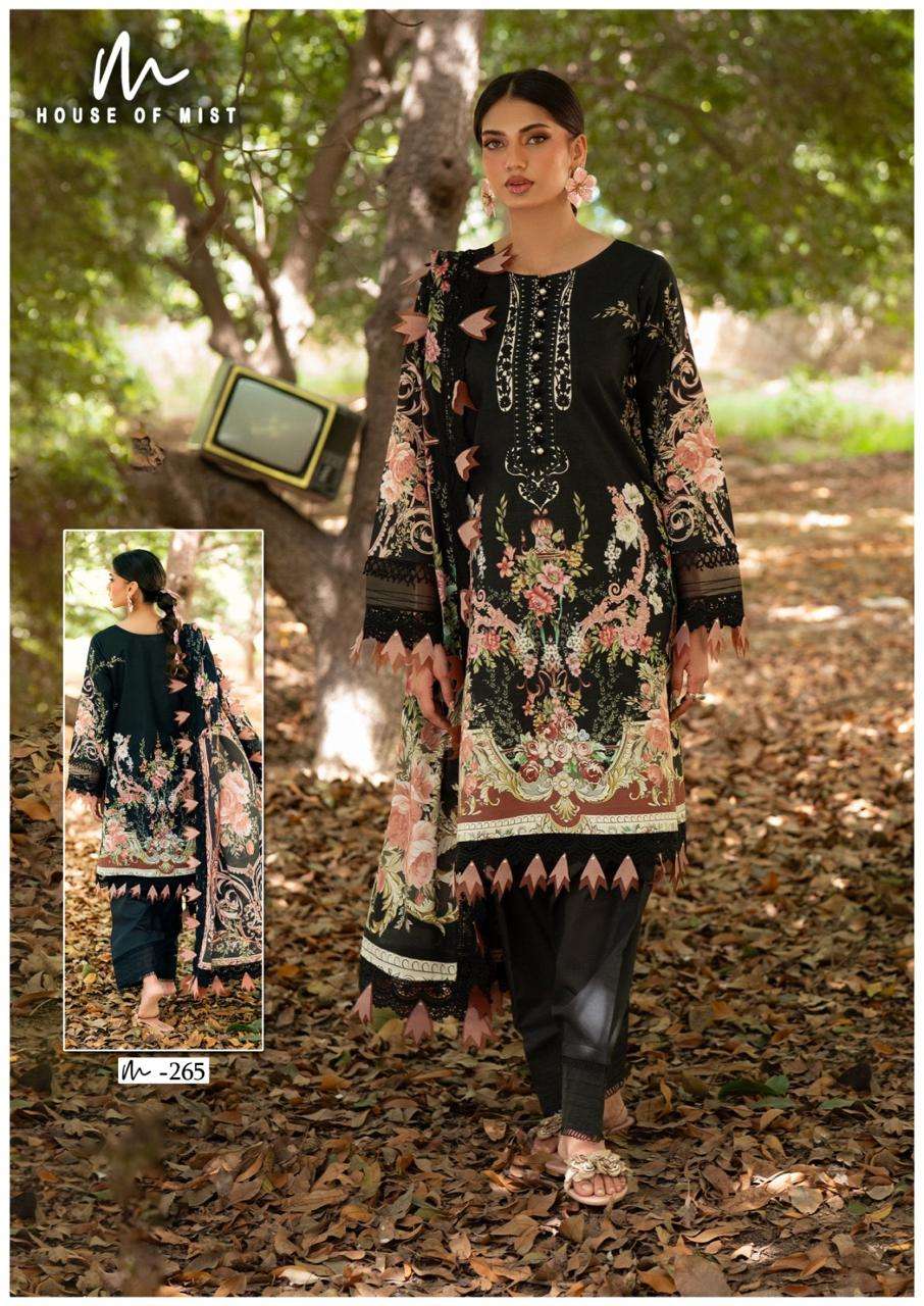 House of Mist Ghazal Vol-27 Soft Cotton Unstitched Pakistani Salwar Suit