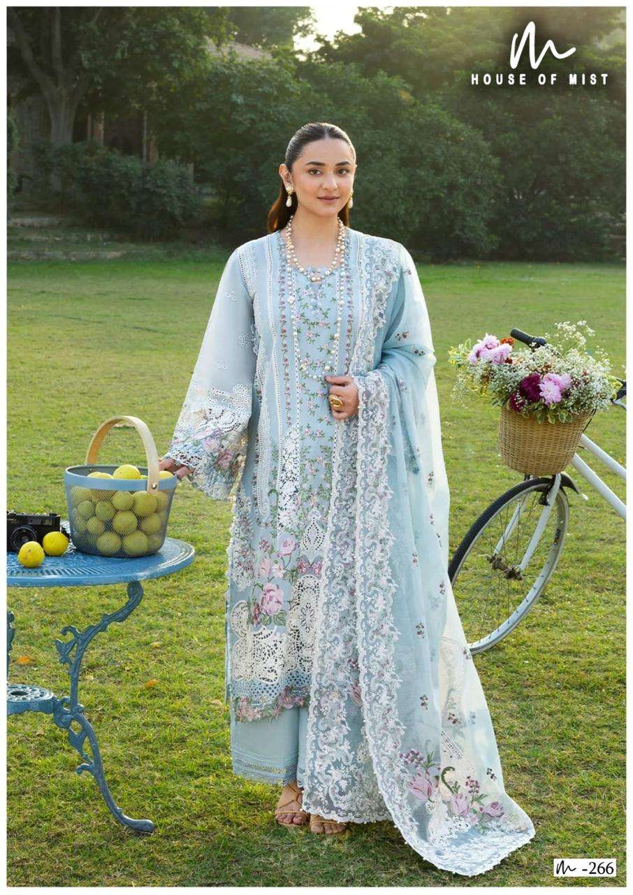 House of Mist Ghazal Vol-27 Soft Cotton Unstitched Pakistani Salwar Suit