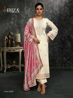 Ibiza Bosca Vol 9 Lawn Cotton Jacquard Dress Material - Amrah Wholesale