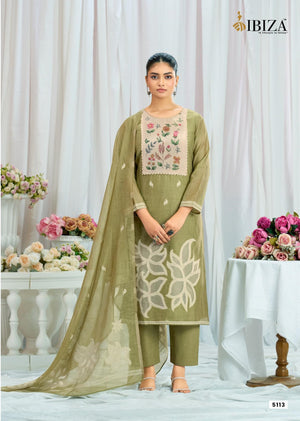 Ibiza Chilman Linen Cotton Dress Material