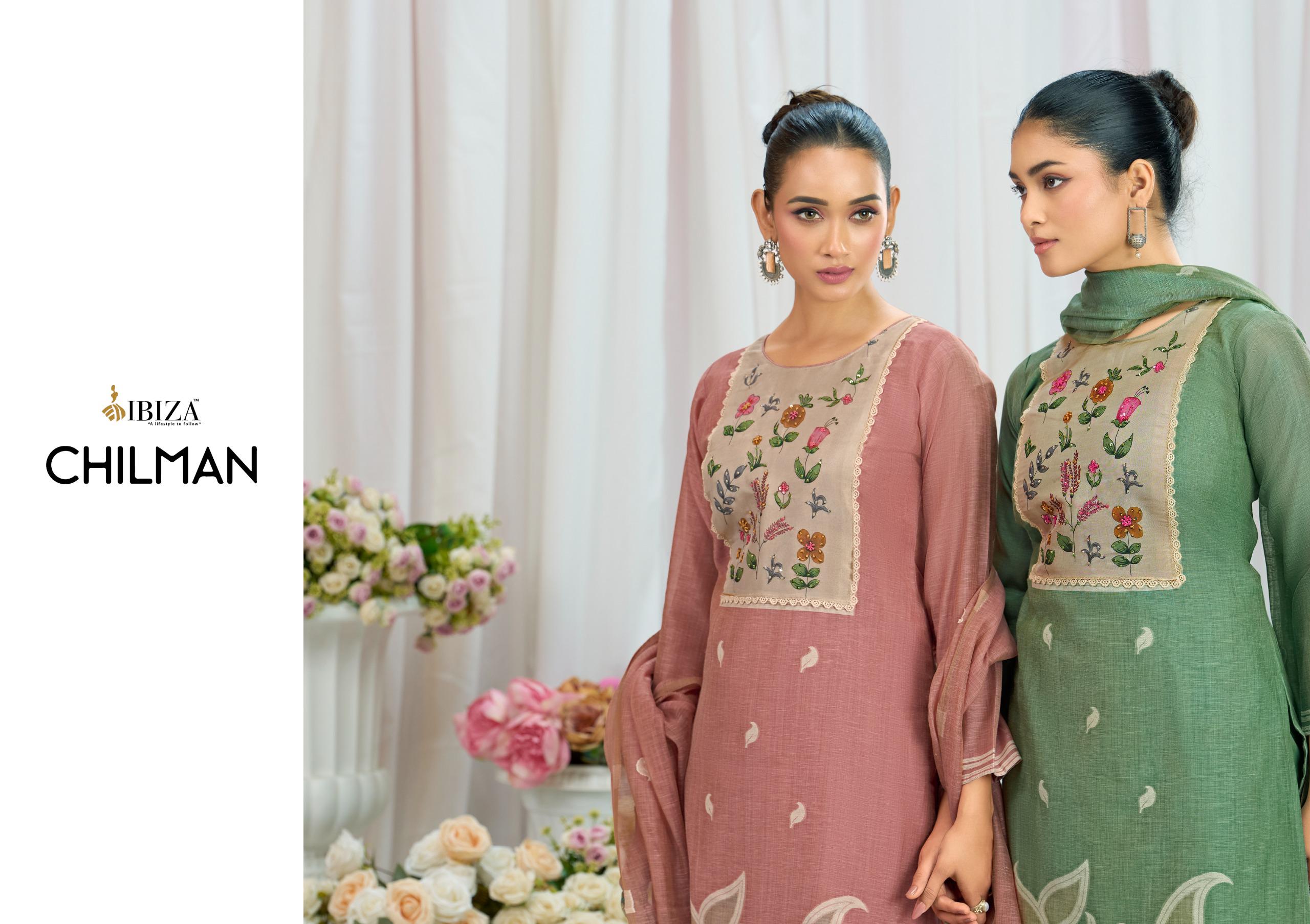 Ibiza Chilman Linen Cotton Dress Material