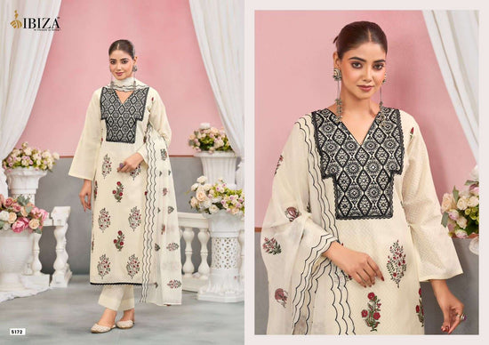 Ibiza Enroot Pure Cotton Dress Material - Amrah Wholesale