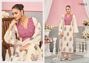 Ibiza Enroot Pure Cotton Dress Material - Amrah Wholesale