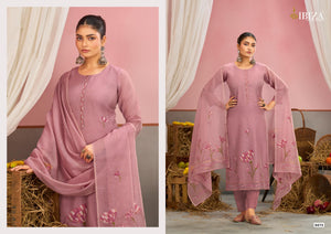 Ibiza Eshal Linen Cotton Dress Material