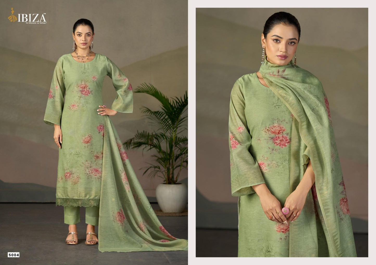 Ibiza Ibiza Olivine Salwar Suit Set Wholesale Catalogue - Amrah Wholesale