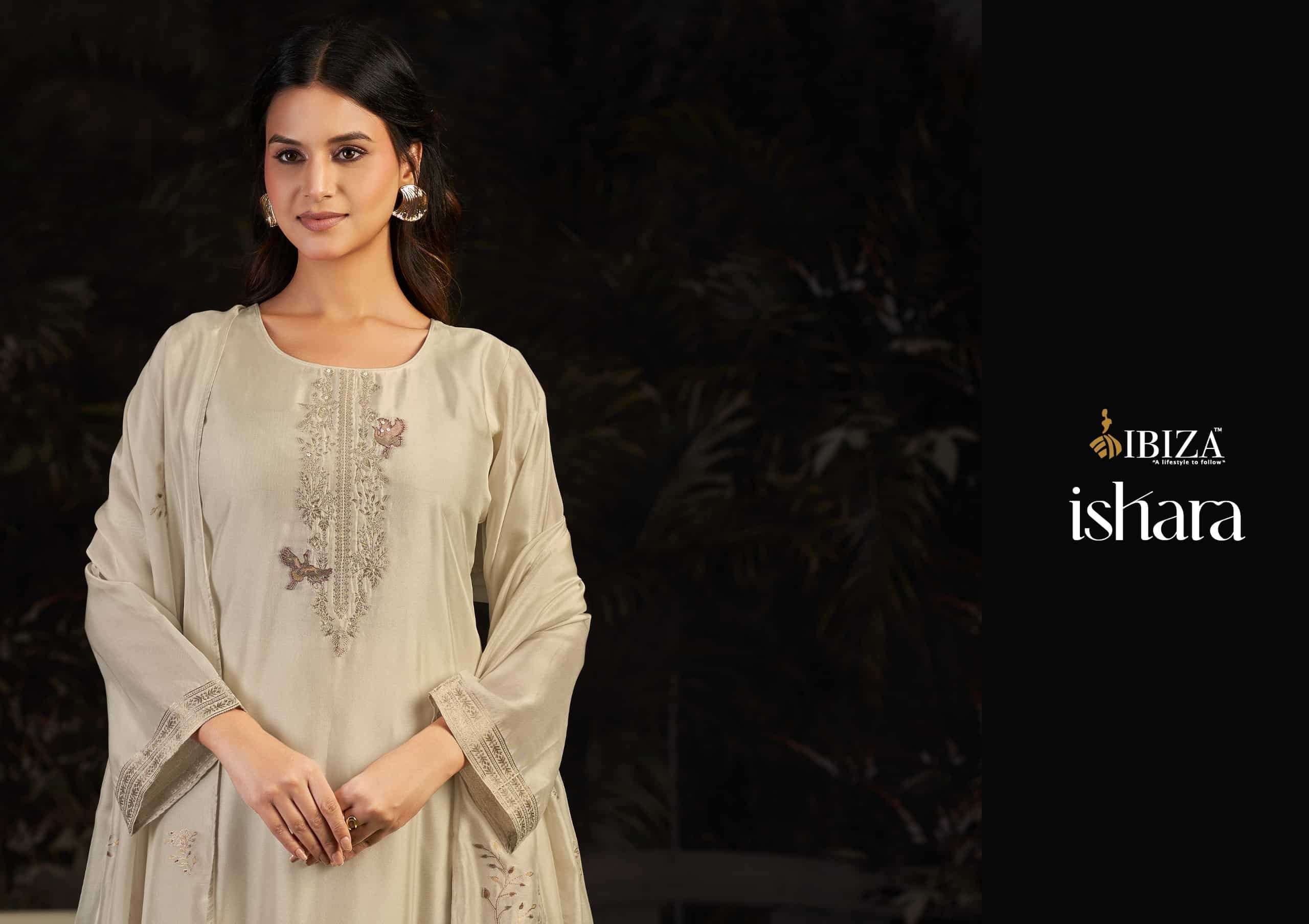 Ibiza Ishara Pure Banglory Silk Dress Material