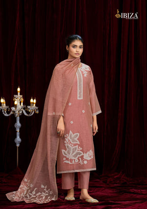 Ibiza Kaifiya Linen Cotton Dress Material