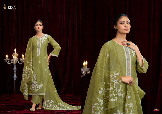 Ibiza Kaifiya Linen Cotton Dress Material