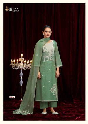 Ibiza Kriti Linen Cotton Dress Material